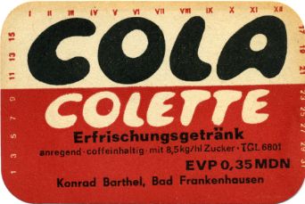 Cola Colette, Konrad Barthel, Bad Frankenhausen